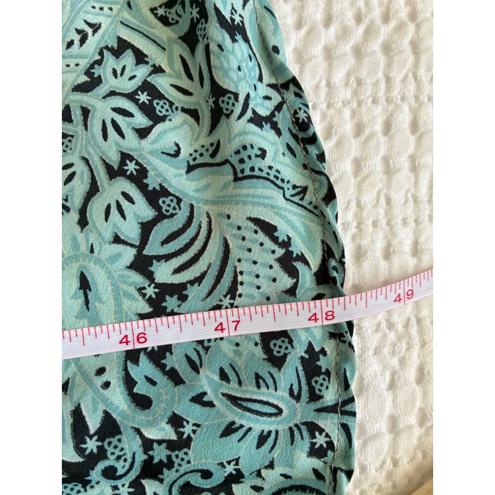 Rainbow Hawaii Inc Dress Silk Blend Patterned Hawaiian Caftan Oversized Vacation - Picture 9 of 10